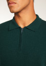 Kasjmier poloshirt met ritskraag - Taylor