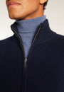 6-ply cashmere zipped vest - Elysée