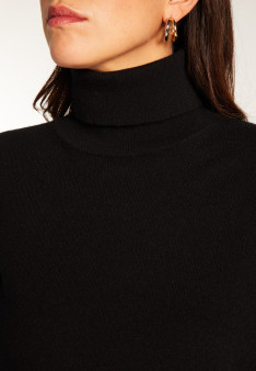 Jersey de cachemira con cuello alto - Anabelle