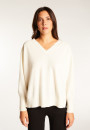 Jersey de lana merino con cuello de pico - Robine