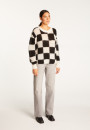 Pull ample col rond en mohair - Rozana