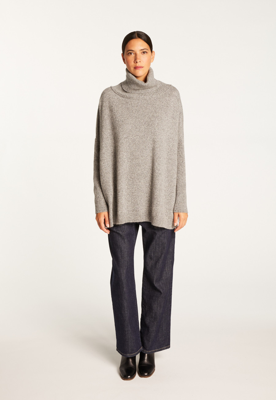 Wool and cashmere turtleneck sweater - Clara Wool and cashmere turtleneck sweater - Clara