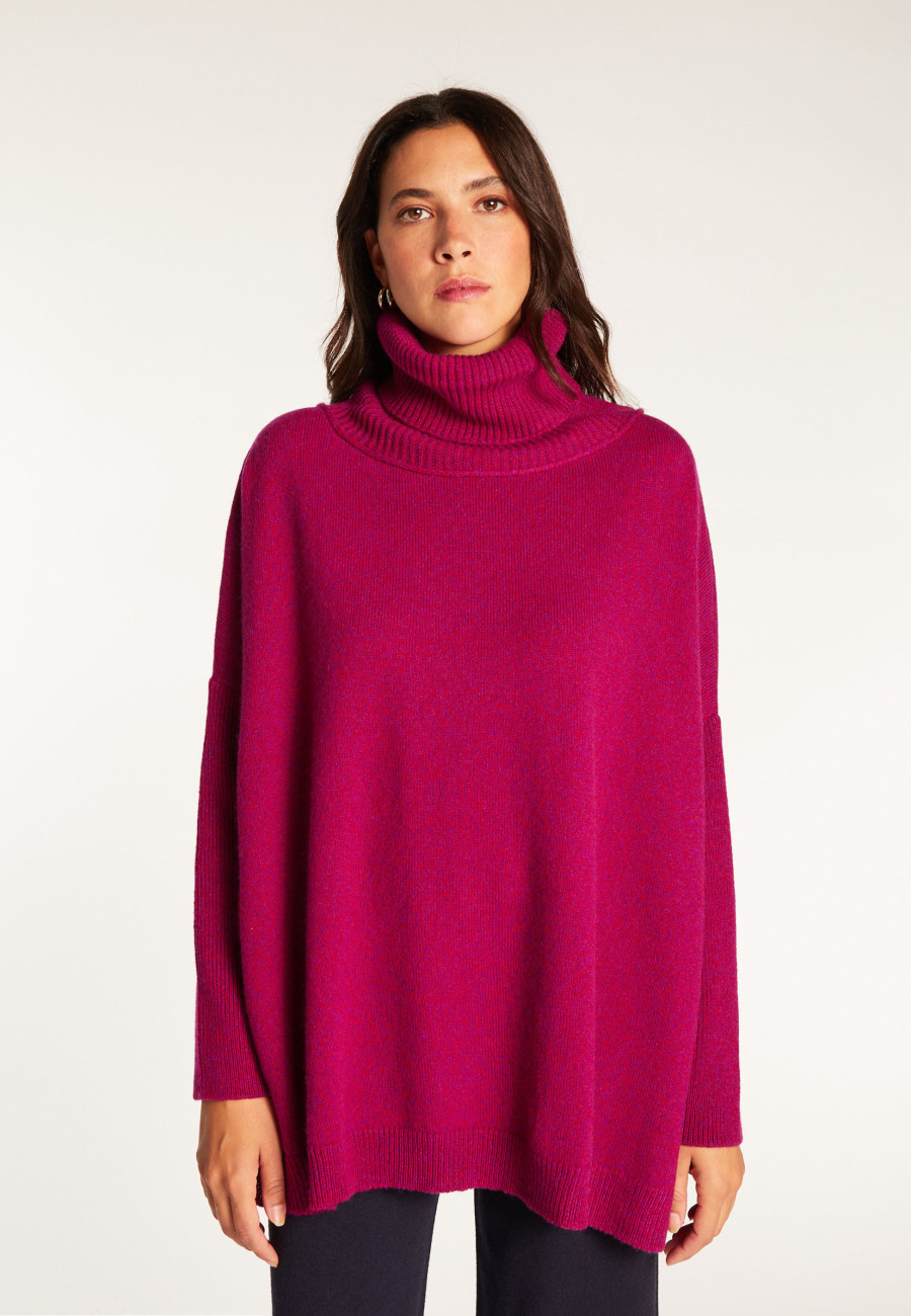 Wool and cashmere turtleneck sweater - Clara Wool and cashmere turtleneck sweater - Clara