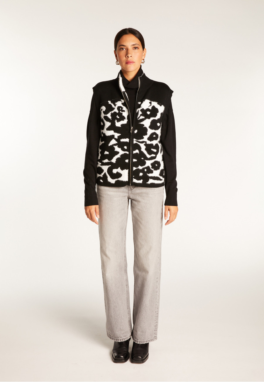 Zipped sleeveless wool jacket - Ruth Zipped sleeveless wool jacket - Ruth