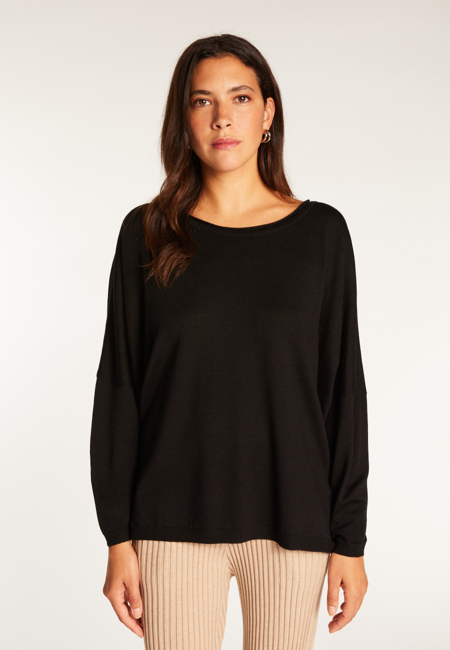 Pull ample fin en laine mérinos - Azel Pull ample fin en laine mérinos - Azel