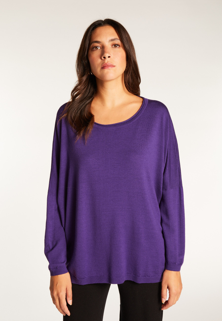 Pull ample fin en laine mérinos - Azel Pull ample fin en laine mérinos - Azel