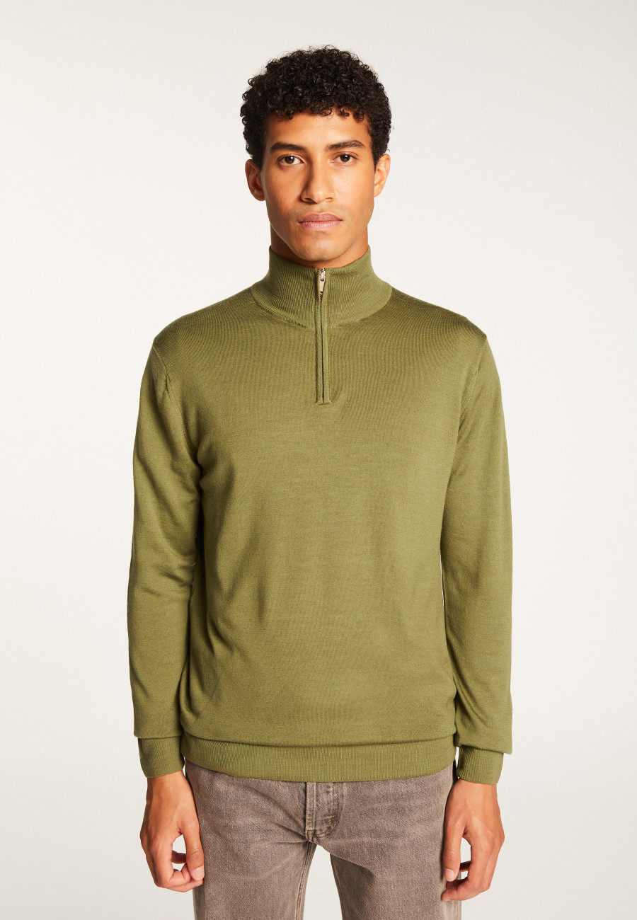 Merino Wool Trucker Sweater - Ryan Merino Wool Trucker Sweater - Ryan