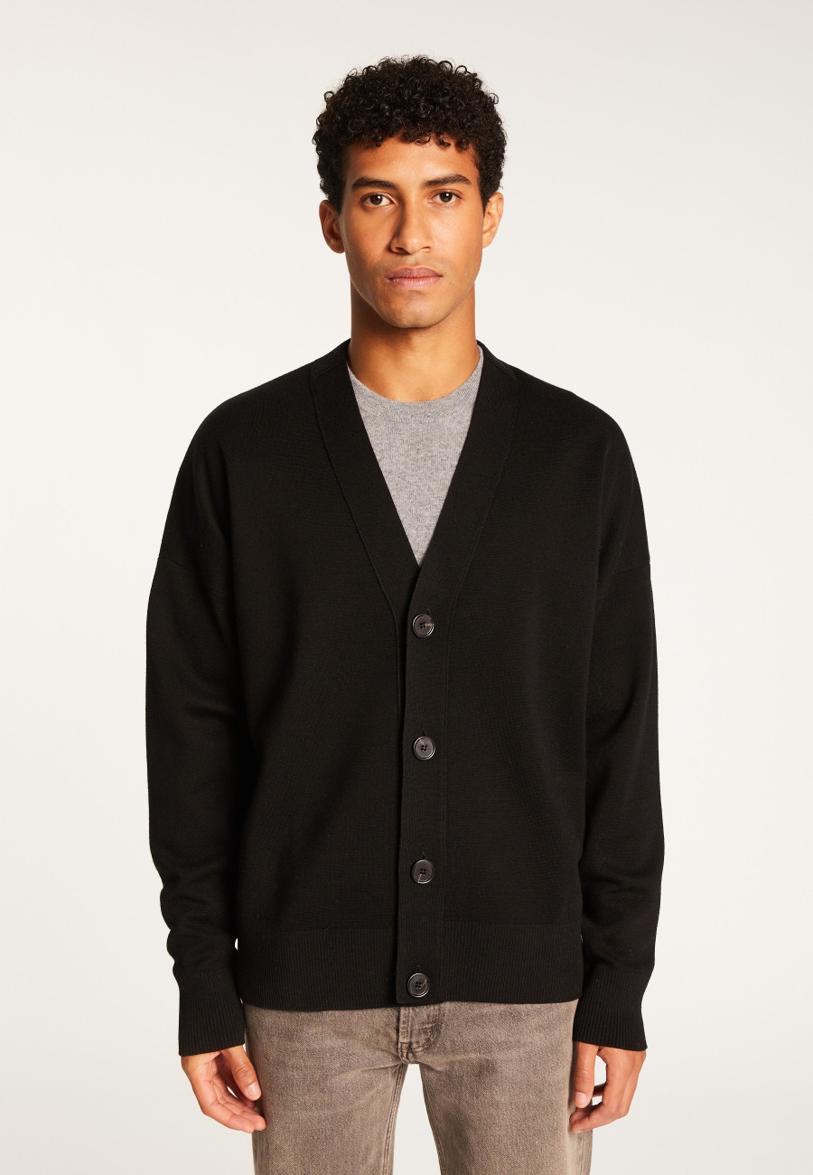 Two-tone merino wool buttoned vest - Tao Two-tone merino wool buttoned vest - Tao