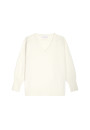 Jersey de lana merino con cuello de pico - Robine
