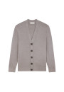 Gilet boutonné en laine mérinos - Ezra