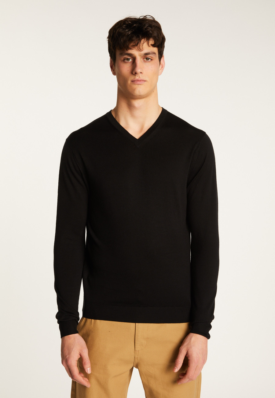 Pull manches longues en laine mérinos - Elmo Pull manches longues en laine mérinos - Elmo