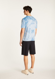 T-shirt col V en coton - Malo