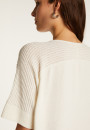 T-shirt col V en coton - Devy
