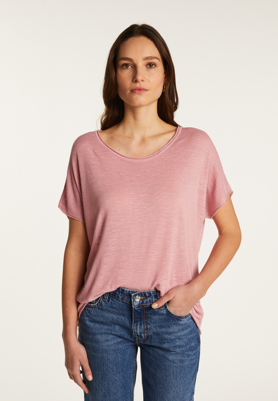 T-shirt en lin flammé - Lola T-shirt en lin flammé - Lola
