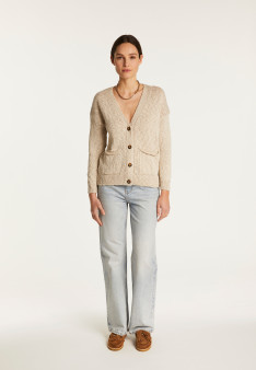 Cotton and linen cardigan - Naïs