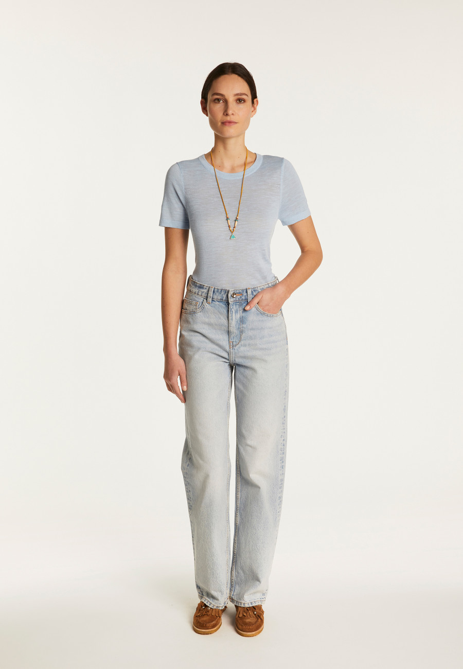 T-shirt en lin flammé - Lucie T-shirt en lin flammé - Lucie
