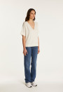 Cotton V-neck T-shirt - Devy
