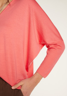 Merino wool V-neck sweater - Boxe