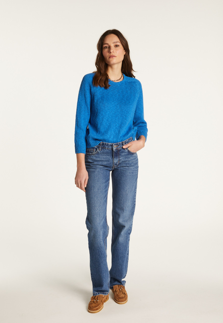 Pull col rond en coton et lin - Nicky Pull col rond en coton et lin - Nicky