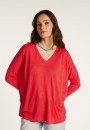 Pull manches chauve-souris en lin flammé - Balou