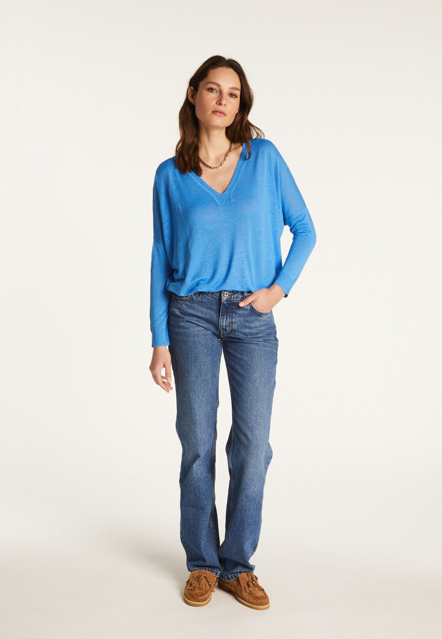 Slub linen sweater - Beja Slub linen sweater - Beja