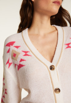 Cardigan en laine mélangée - Franckie