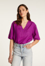 T-shirt col V en lin - Emma