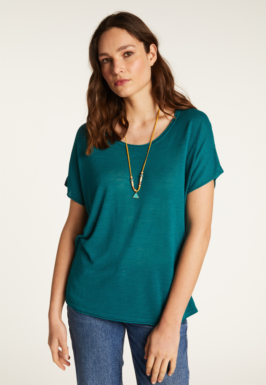 T-shirt en lin flammé - Lola T-shirt en lin flammé - Lola