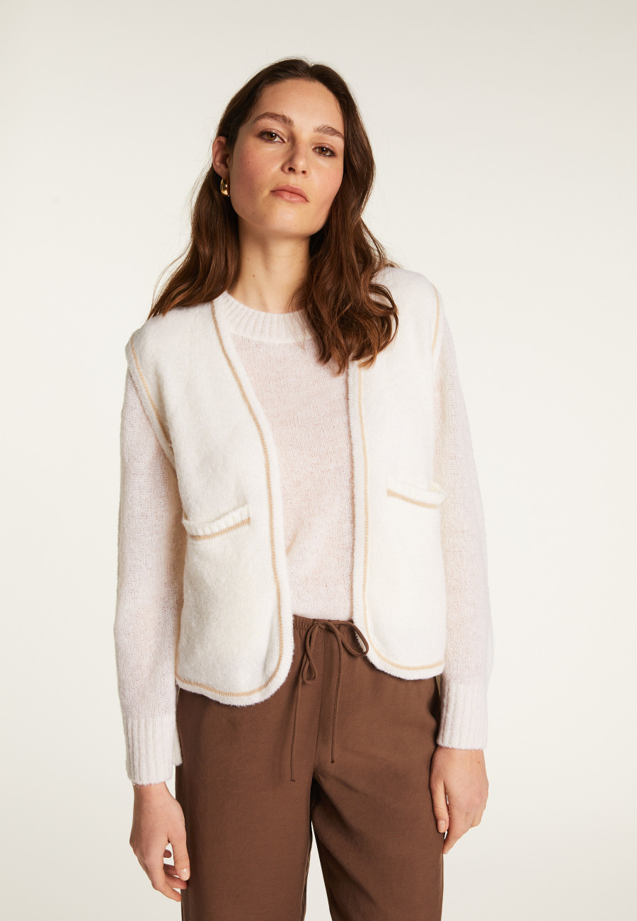 Veste sans manches en laine mérinos - Filipa Veste sans manches en laine mérinos - Filipa