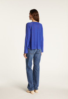 Flamed linen vest - Dory