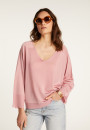 V-neck sweater in light thread - Delly