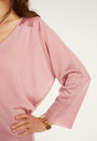 V-neck sweater in light thread - Delly