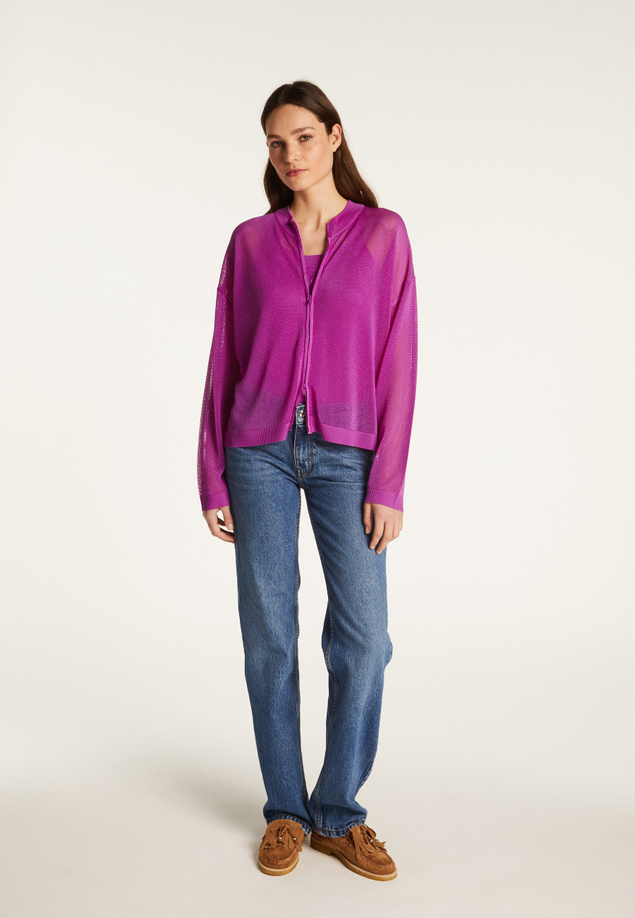 Light thread zipped sweater - Denyze Light thread zipped sweater - Denyze