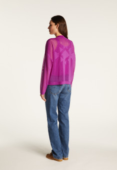 Light thread zipped sweater - Denyze