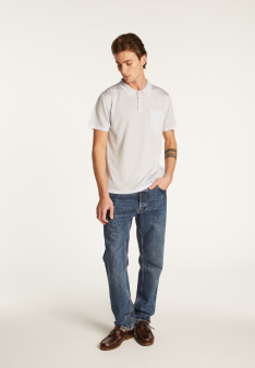 Striped Polo Fil Lumière Laurentin