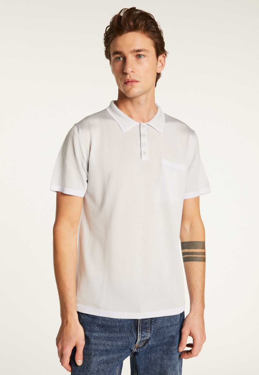 Striped Polo Fil Lumière Laurentin Striped Polo Fil Lumière Laurentin
