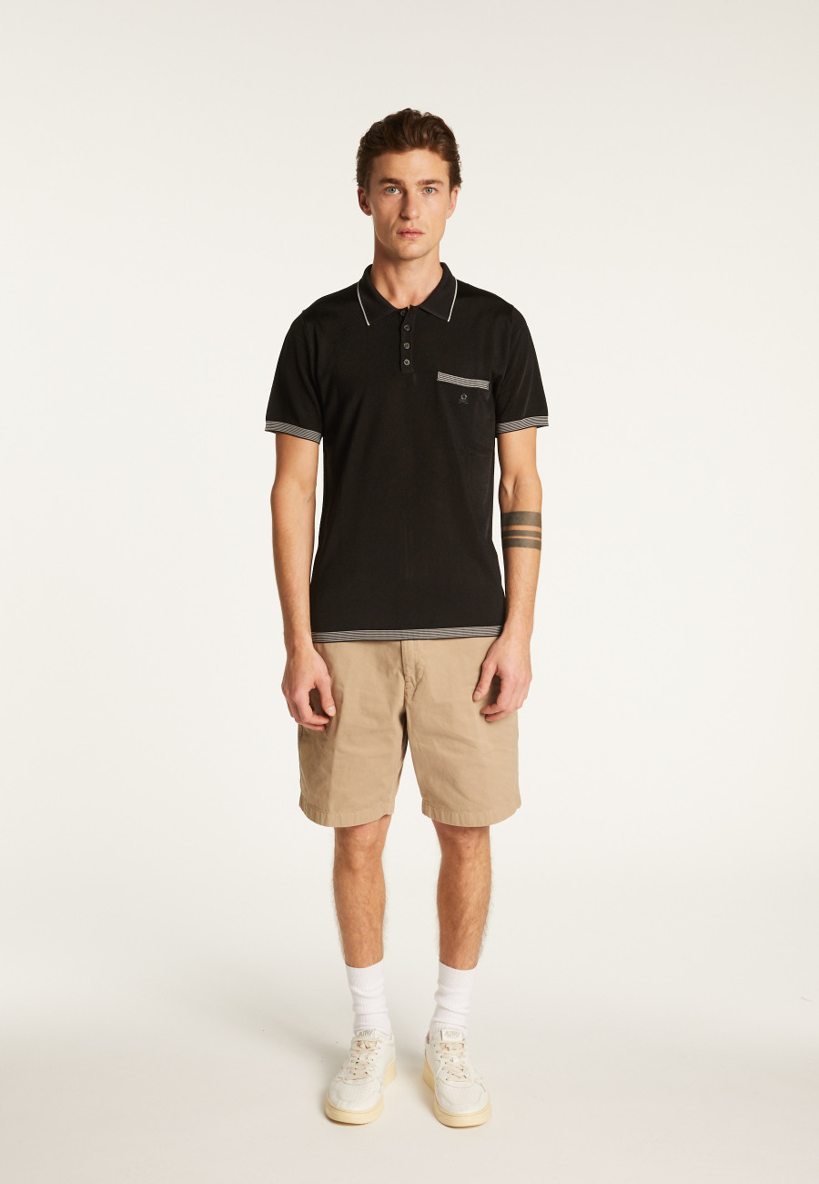 Striped Polo Fil Lumière Laurentin Striped Polo Fil Lumière Laurentin
