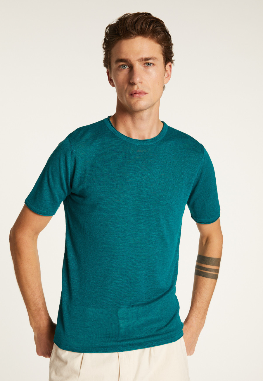 Wool Blend T-Shirt - Renaud Wool Blend T-Shirt - Renaud