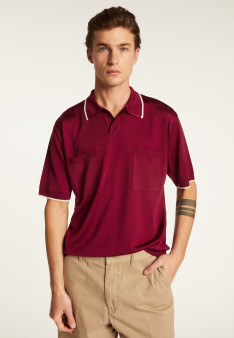 Poloshirt van licht garen - Milo