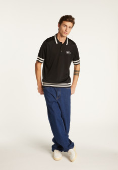 Polo shirt in light thread and stripes - Montmartre
