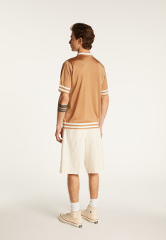Polo shirt in light thread and stripes - Montmartre