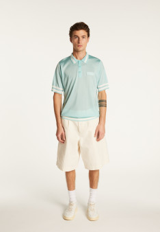 Polo shirt in light thread and stripes - Montmartre