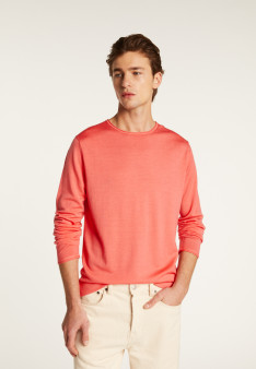 Pull col rond en laine mérinos- Erin