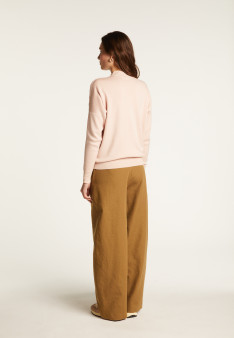 Pull en laine boutonné épaule - Gipsy
