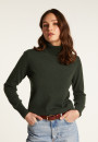 Pull col roulé en cachemire - Abesse 7461 cognac - 92 Rouille