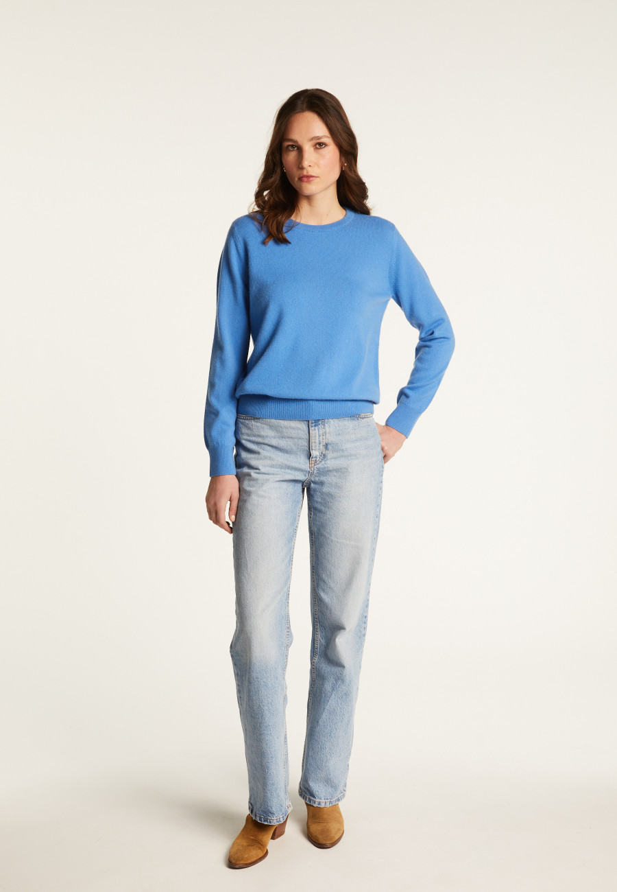 Pull col rond en cachemire - Abeline 7890 ultraviolet - 17 Violet Pull col rond en cachemire - Abeline 7890 ultraviolet - 17 Violet