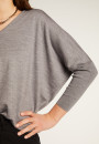 Pull col V en laine mérinos - Boxe