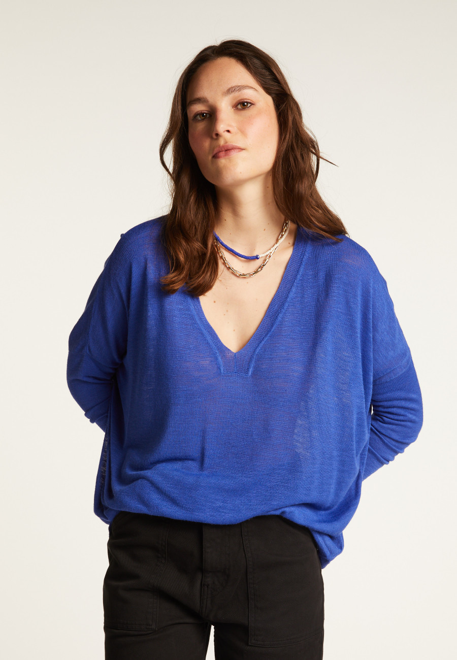 Slub linen sweater - Beja Slub linen sweater - Beja
