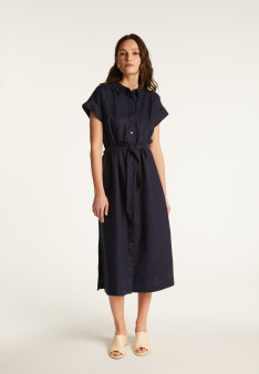 Robe manches longues en lin - Emy