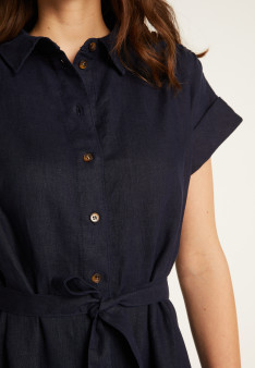 Robe manches longues en lin - Emy